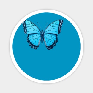 LIGHT BLUE BUTTERFLY Magnet